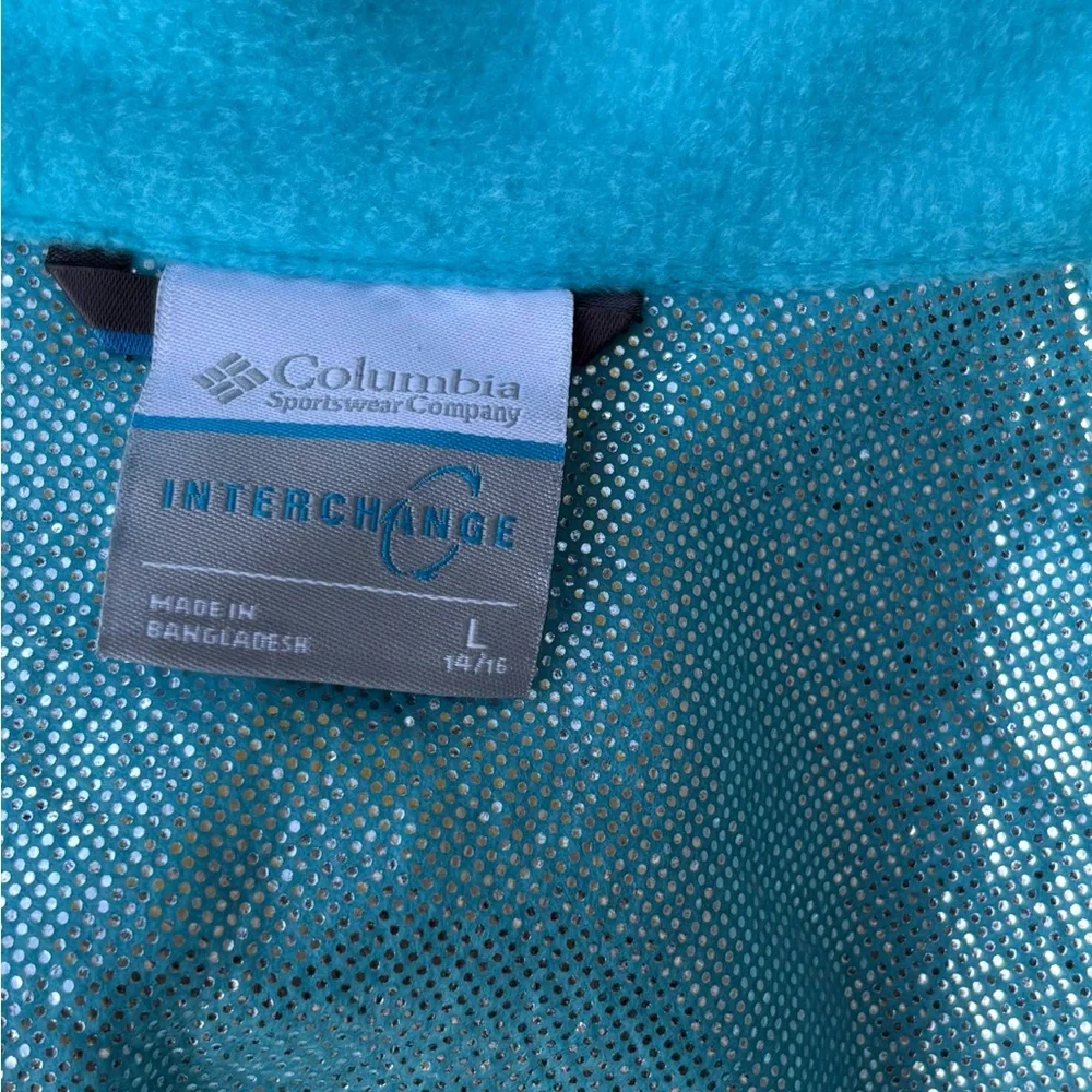COLUMBIA GIRLS INTERCHANGE purple/white/blue Jacket, Size: L (14-16)